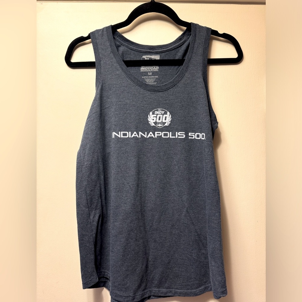 NWOT Indianapolis 500 Women's Gray Tank Top